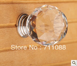 20mm Multicolor Crystal Clear mordern exquisite Cabinet Knob Drawer single hole Pull Handle Kitchen Door Wardrobe Hardware