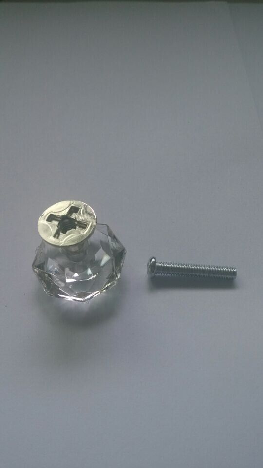 Acrylic 25mm handle plastic handle small jewelry box drawer handle decoration handle