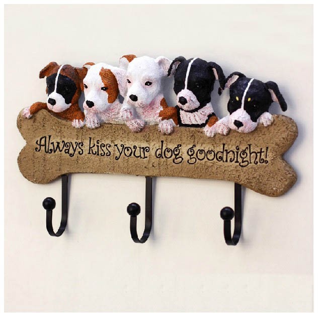 Dogs Rustic Home Decoration Creative Coat Hooks Wall