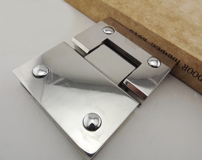 304 stainless steel glass clamp thickened precision casting bathrooms folder (180 Degrees is open)