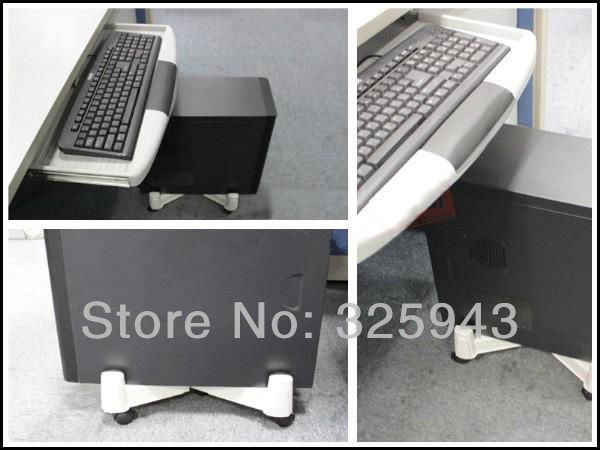 14" Adjustable Keyboard Ball Bearing Slide Zince Plate Thick Strengthened Drawer Slides Sliding Track Cabinet Glides