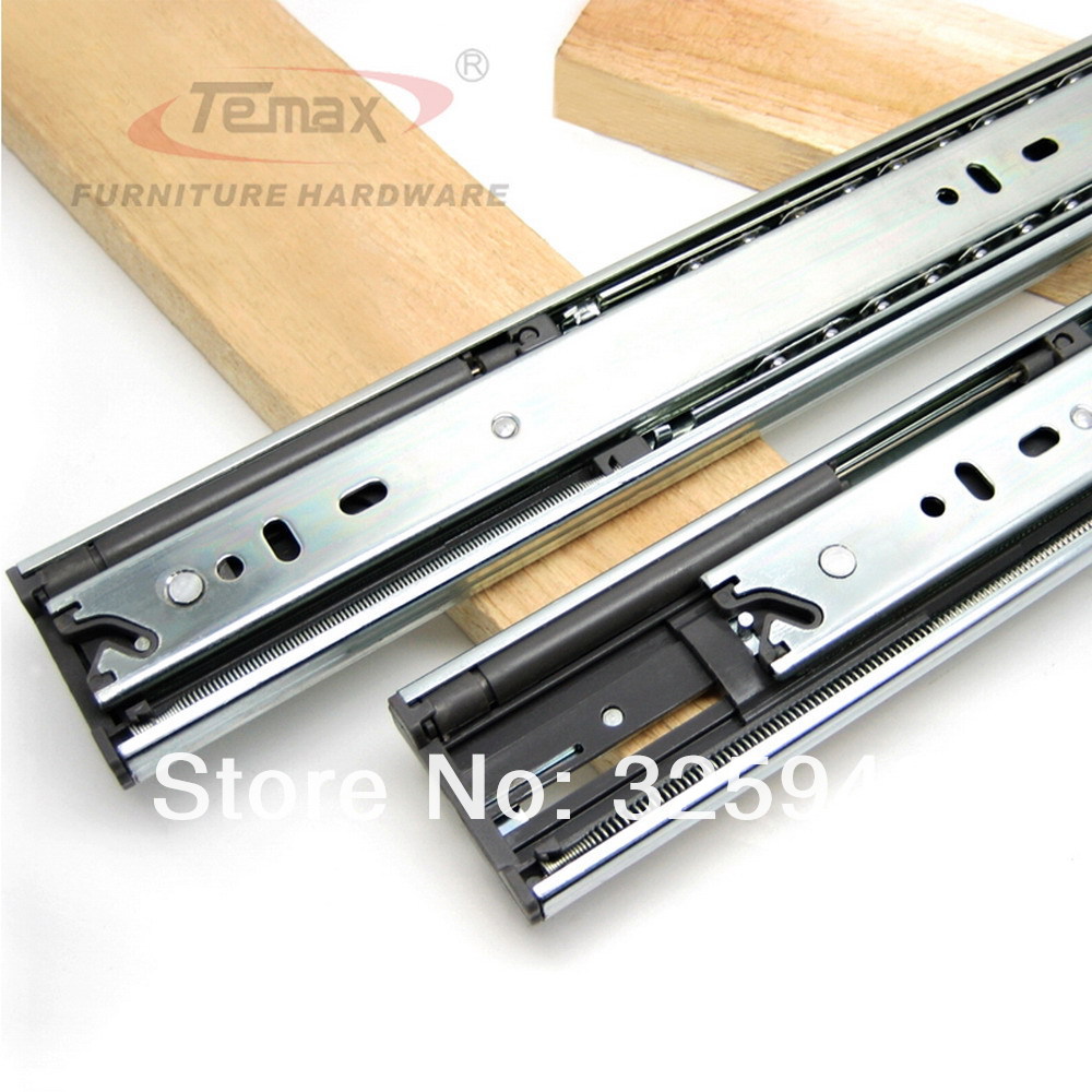 NEW 16" Full Extension steel Ball Bearings Hydraulic Soft Close Drawer Slide Runner Rail Furniture Hardware Cabinet Glides
