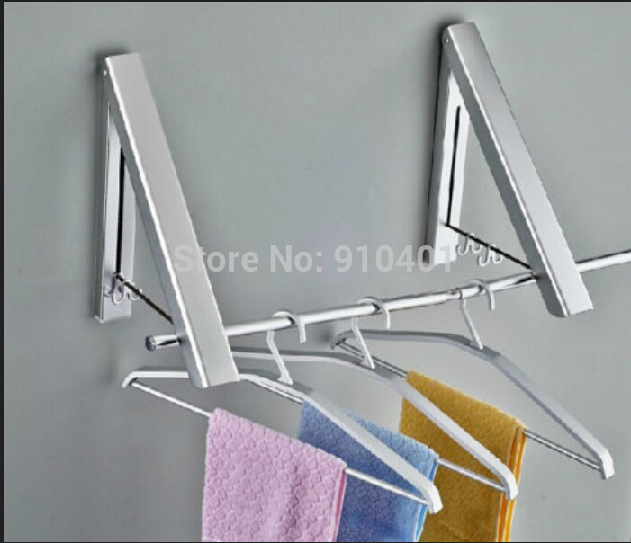 Wholesale And Retail Promotion Modern Flexible Folding Bathroom Balcony Clothesline Laundry Hanger Dry Hangers