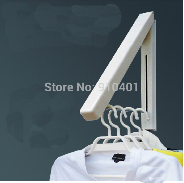Wholesale And Retail Promotion Modern Flexible Folding Wall Mounted Bathroom Balcony Clothesline Laundry Hanger