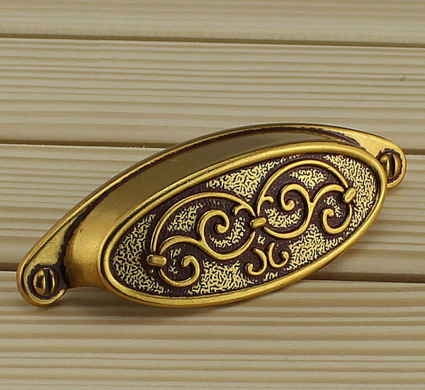 5567 High grade zinc alloy closet pull European copper archaize single hole furniture handle Classical drawer/closet knobs