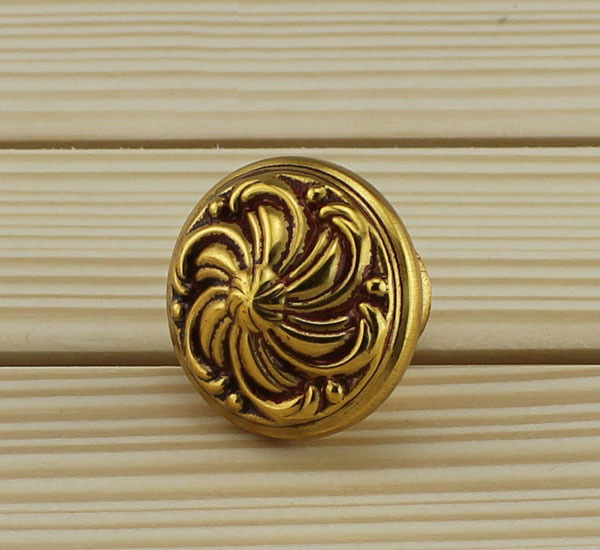 Chinese&European style  pull European copper archaize single hole furniture handle Coffee Classical drawer/closet knobs