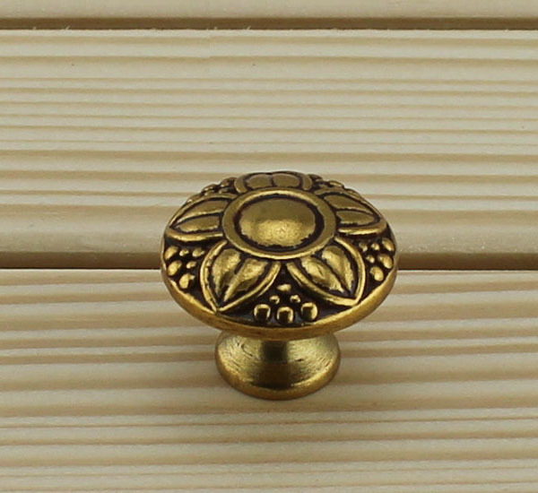 Dome shaped European copper archaize single hole furniture handle Classical drawer/closet knobs Chinese&European style  pull