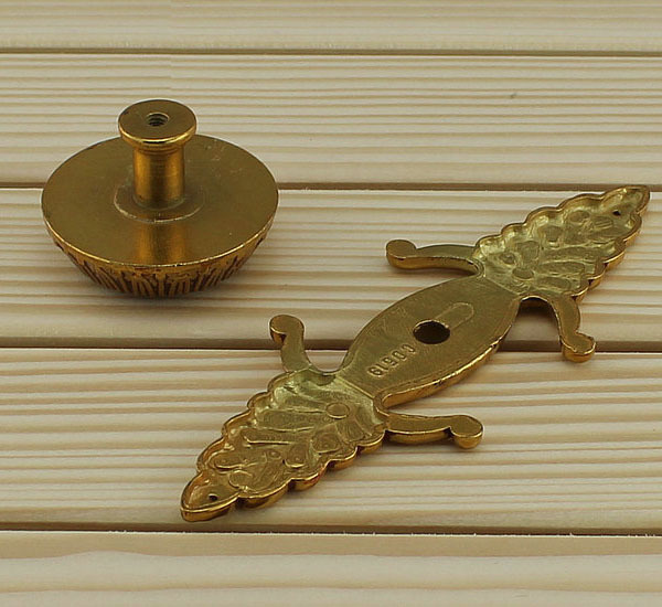 Elegance pull European copper archaize single hole furniture handle Classical drawer/closet knobs