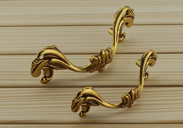 European type furniture handle Chinese antique cabinet wardrobe drawer pulls kinds of cupboard door handle