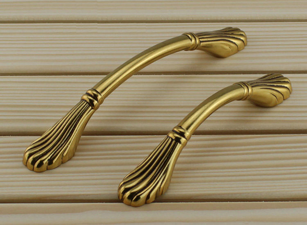 New european brass color furniture handle Antique closet/drawer/cupboard/shoes cupboard knob chinese style pull