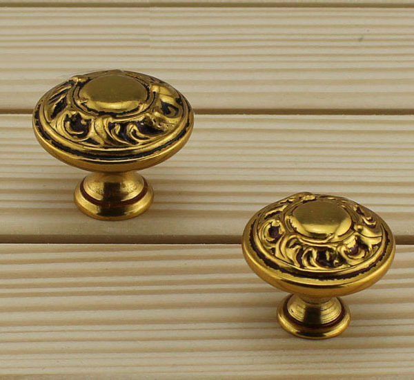 Round European copper archaize furniture handle Classical drawer/closet knobs Chinese&European style Pendant pull