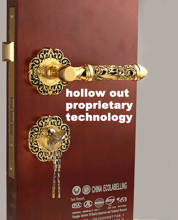 2012 european style fasion classic door lock  zinc alloy handle lockset free shipping