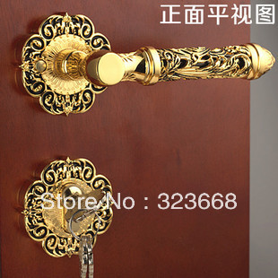 2012 european style fasion classic door lock zinc alloy handle lockset free shipping