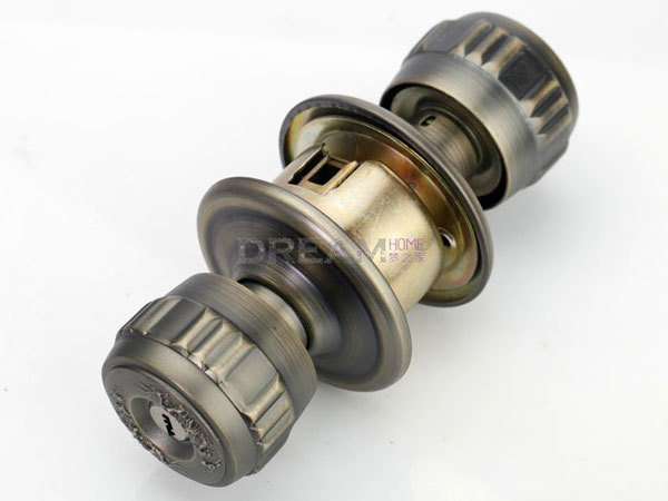 european rural style room lock high grade zinc alloy lockset  classical bronze ball lock Free shipping