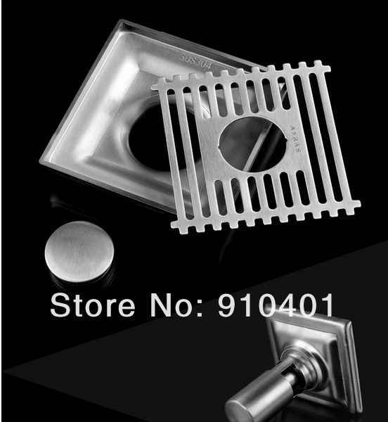 Wholesale And Retail Promotion 304 Stainless Steel Column Bar Bathroom Shower Drain Washer Waste Grate Drain