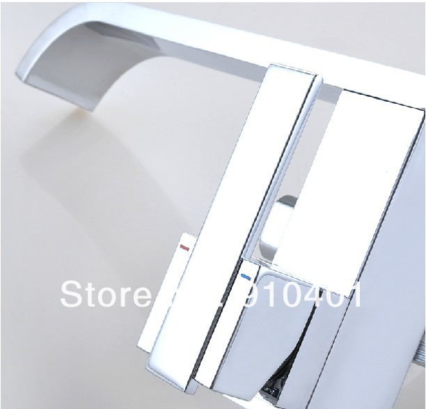 Wholesale And Retail Promotion Bathroom Waterfall Tub Faucet Floor Mounted Standing With Hand Shower Mixer Tap