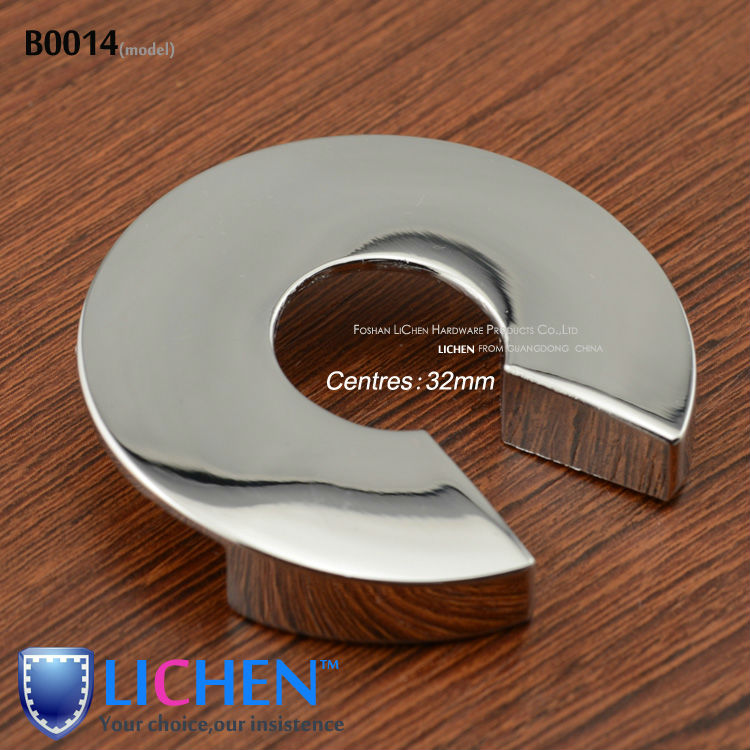 LICHEN  Furniture Hardware Zinc alloy ring Chrome-plated finishing Handle&Cabinet Handle&Drawer Handle 
