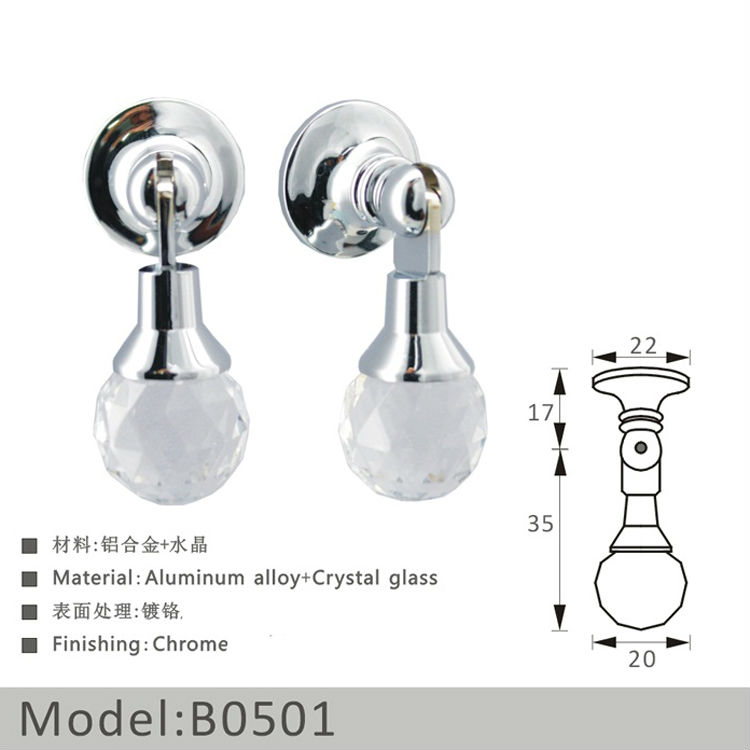 Furniture cupboard Armoire Handle&knobs B0501 pendants aluminium alloy+k9 glass Crystal glass knobs LICHEN  drawer knobs