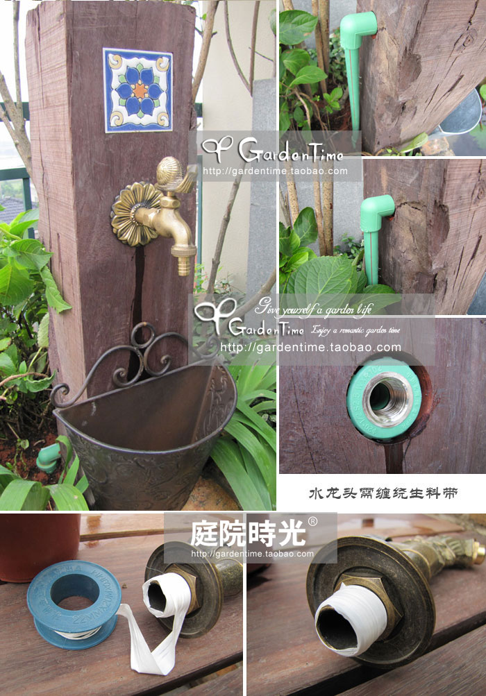 Brass Copper animal faucet tap pool tap bronze snail  garden tap garden hardware garden bibcocks