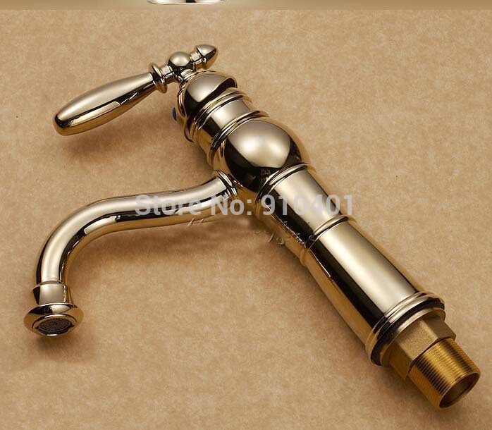 Wholesale And Retail Promotion Luxury Deck Mounted Bathroom Basin Faucet Single Handle Vanity Sink Mixer Tap