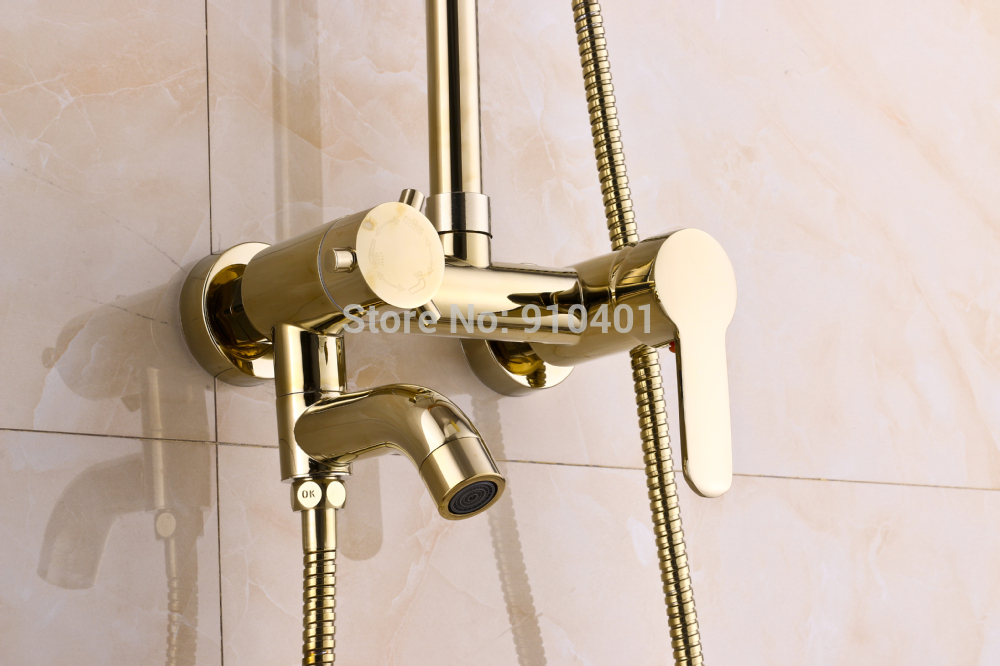 Wholesale And Retail Promotion Luxury Exposed Rain Shower Faucet Single Handle Tub Mixer Tap With Hand Unit Tap