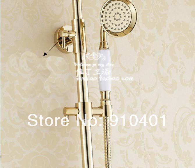 Wholesale And Retail Promotion Wall Mounted Golden Brass 8