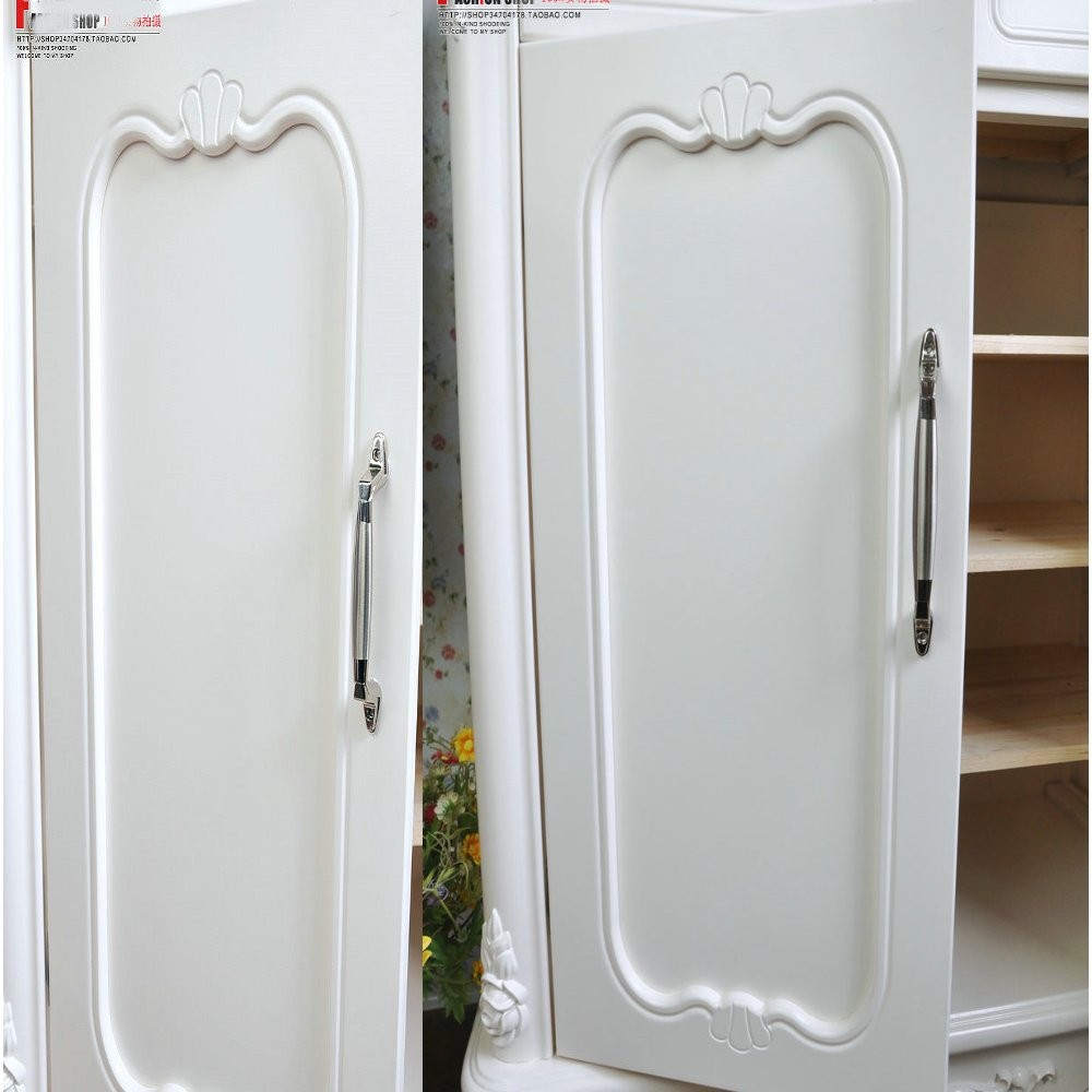 Bi-Color Modern Handles Cabinet Wardrobe Cupboard Drawer Solid Pulls 3.78" 96mm MBS237-1