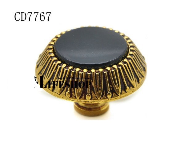 Black Modern Style Cabinet Wardrobe Knob Drawer Door Pulls Handles CD7767 MBS254-1