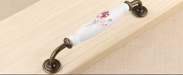 Bronze Tulip Cabinet Wardrobe Cupboard Knob Drawer Door Pulls Handles 160mm 6.30