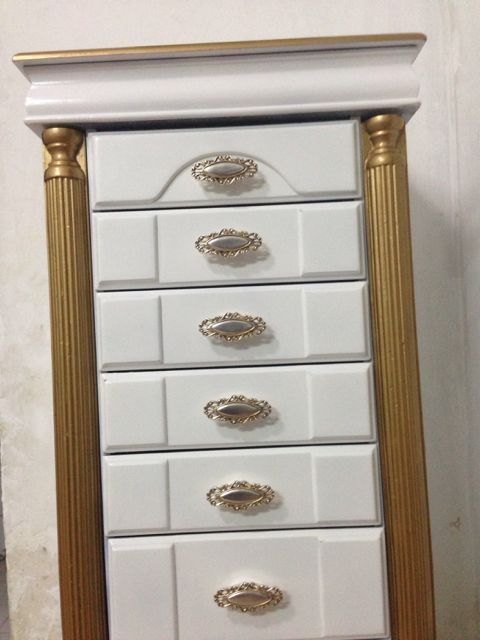 Coralal Silver Cabinet Wardrobe Cupboard Knob Drawer Door Pulls Handles 32mm 1.26" MBS246-1