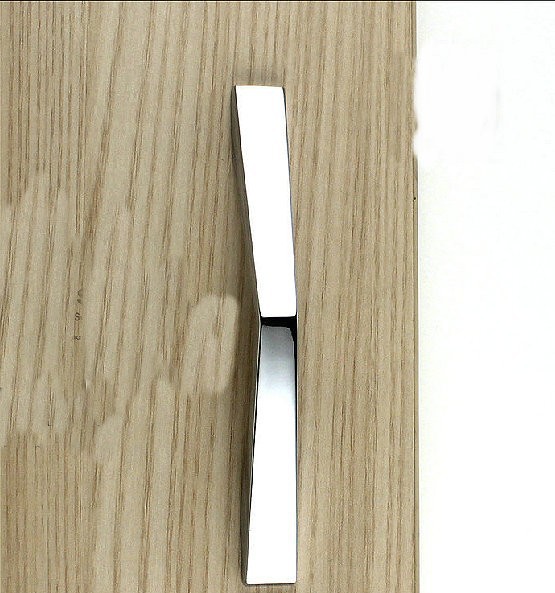 Light Chrome Drawer Cabinet Wardrobe Cupboard Door Handles Knob Pulls 128mm 5.04