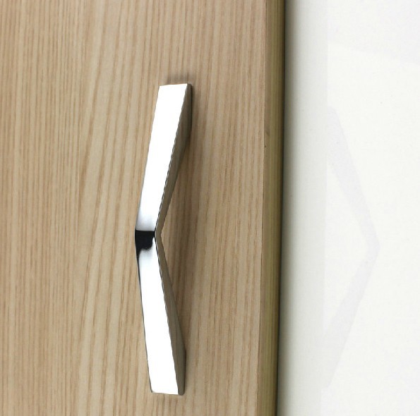 Light Chrome Drawer Cabinet Wardrobe Cupboard Door Handles Knob Pulls 96mm 3.78