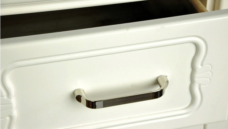 Modern Cabinet Cupboard Drawer Wardrobe Kitchen Door Pulls Knob Handles 128mm 5.04" MBS209-2