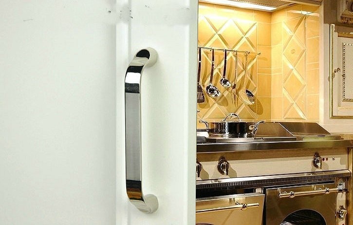 Modern Cabinet Cupboard Drawer Wardrobe Kitchen Door Pulls Knob Handles 128mm 5.04" MBS209-2