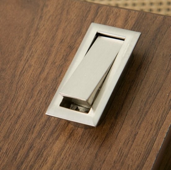 Modern Invisible Cabinet Wardrobe Cupboard Knob Drawer Door Pull Handles 70mm 2.76