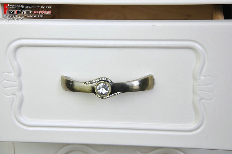 Modern Style Cabinet Wardrobe Cupboard Knob Drawer Door Pulls Handles Bronze 96mm 3.78