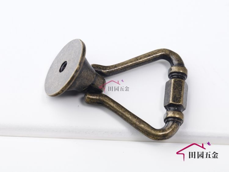 Triangle Pendants Style Cabinet Cupboard Invisible Drawer Pulls Handles Bronze MBS070-2