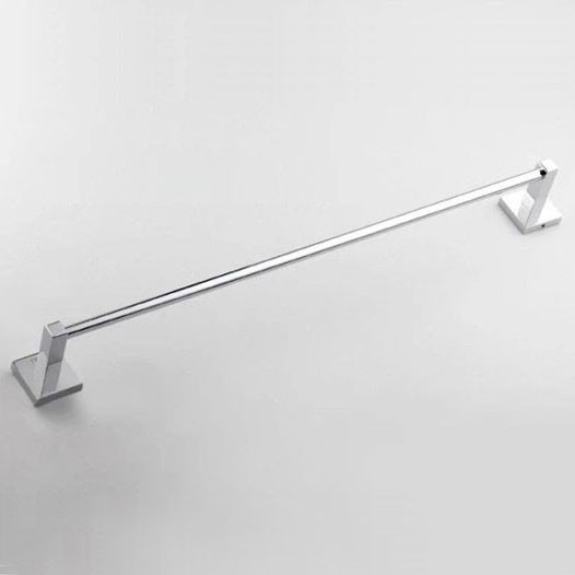 sHigh top quality Modern simple style All Copper Metal Towel bar  Chrome Towel rack Free shipping