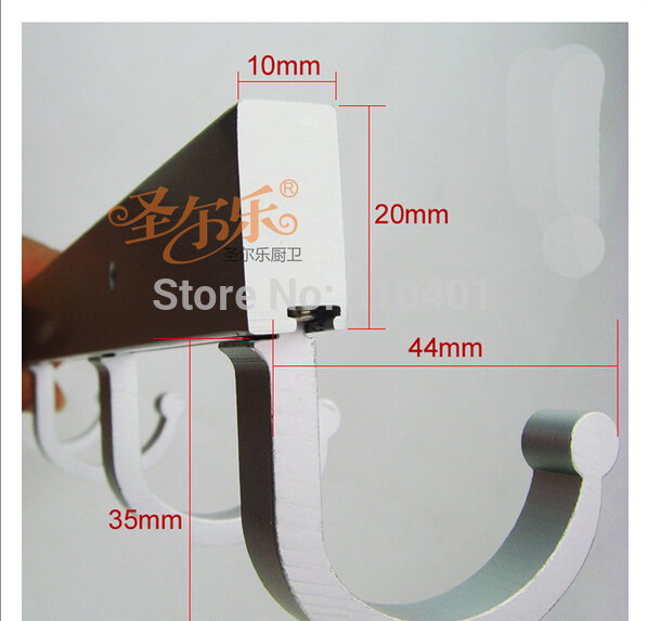 Wholesale And Retail Promotion Aluminium Wall Mounted Bathroom Clothes Towel Hat Hooks & Hangers