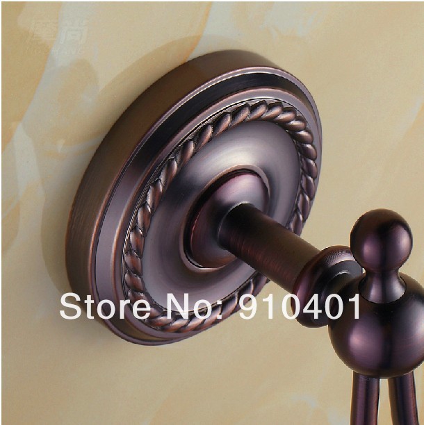 Wholesale And Retail Promotion Oil Rubbed Bronze Wall Mounted Hooks For Rack Hanger Hats Clothes Towel Dual Peg