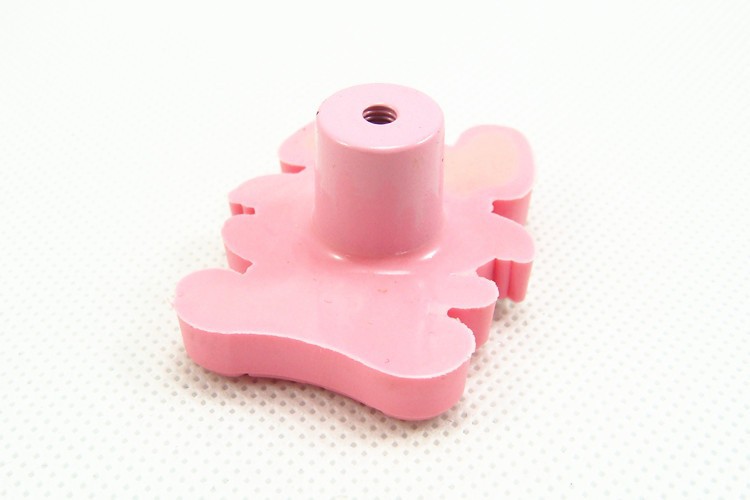 -10pcs/lot Drawer Knobs / kids handles and knobs / Cabinet knob for kis Pink rabbit