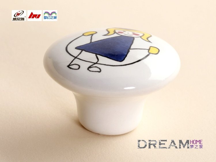 10pcs 38mm Sport series Ceramic knob sepcial for Kids/  Cabinet DRAWER Pull KNOB Handle