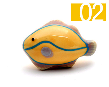10pcs Fish series Ceramic children room cabinet pull handle special for Kids/ kids room bedstand knobs