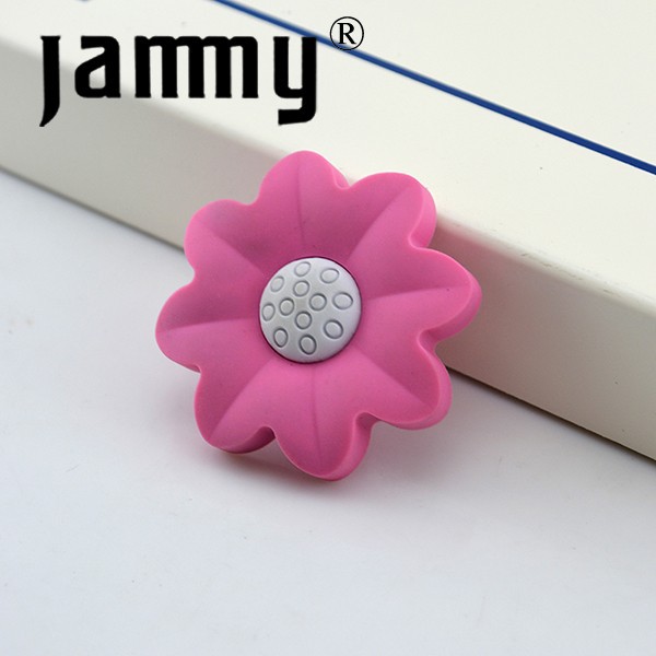 2PCS for soft kids flower  furniture handles drawer pulls kids bedroom dresser knobs