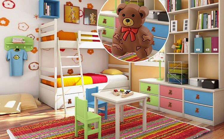 Top quality for soft kids brown beer furniture handles drawer pulls kids bedroom dresser knobs