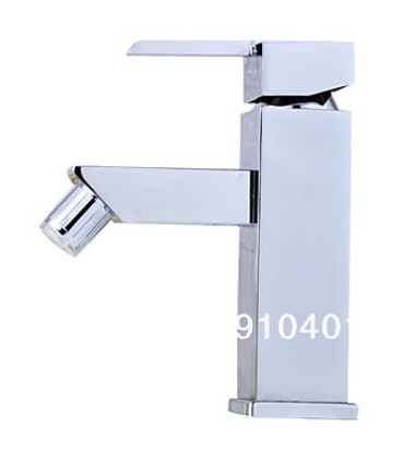 New chrome 3 color changing  Led light bathroom sink basin faucet mixer tap water powered temperature sensitive
