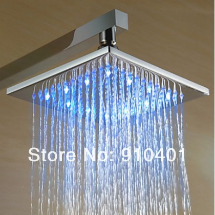 Color changing bathroom shower set LED light shower 8
