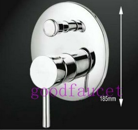 Promotion wall mounted led rain shower mixer tap with 8" round shower faucet set single handle shower mixer tap