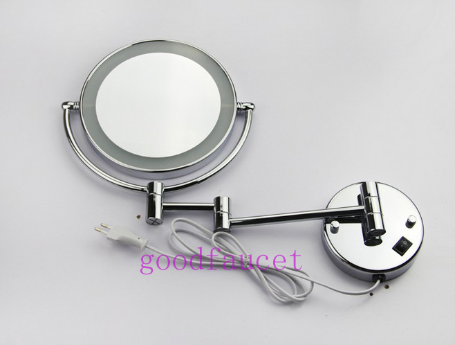 Wall mounted led light makeup mirrors 8