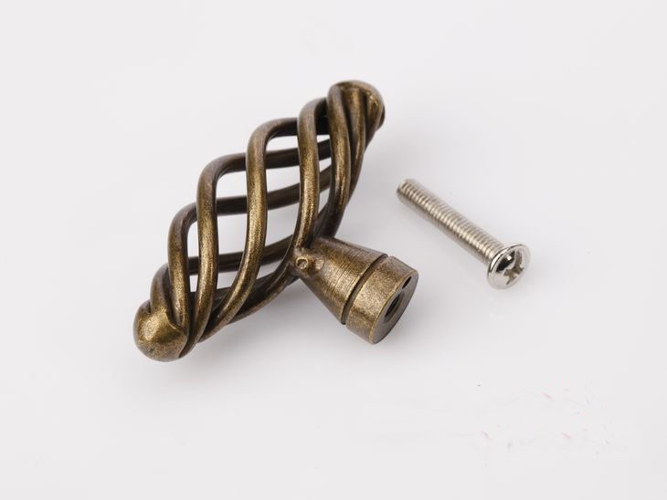 -55MM antique bronz iron birdcage knob / cabinet knob /cabinet pull handle / wardrobe door handle L: 55mm
